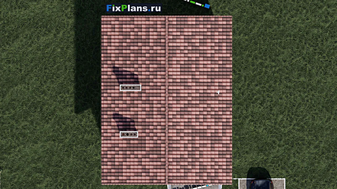 Проект двухэтажного дома F-0854