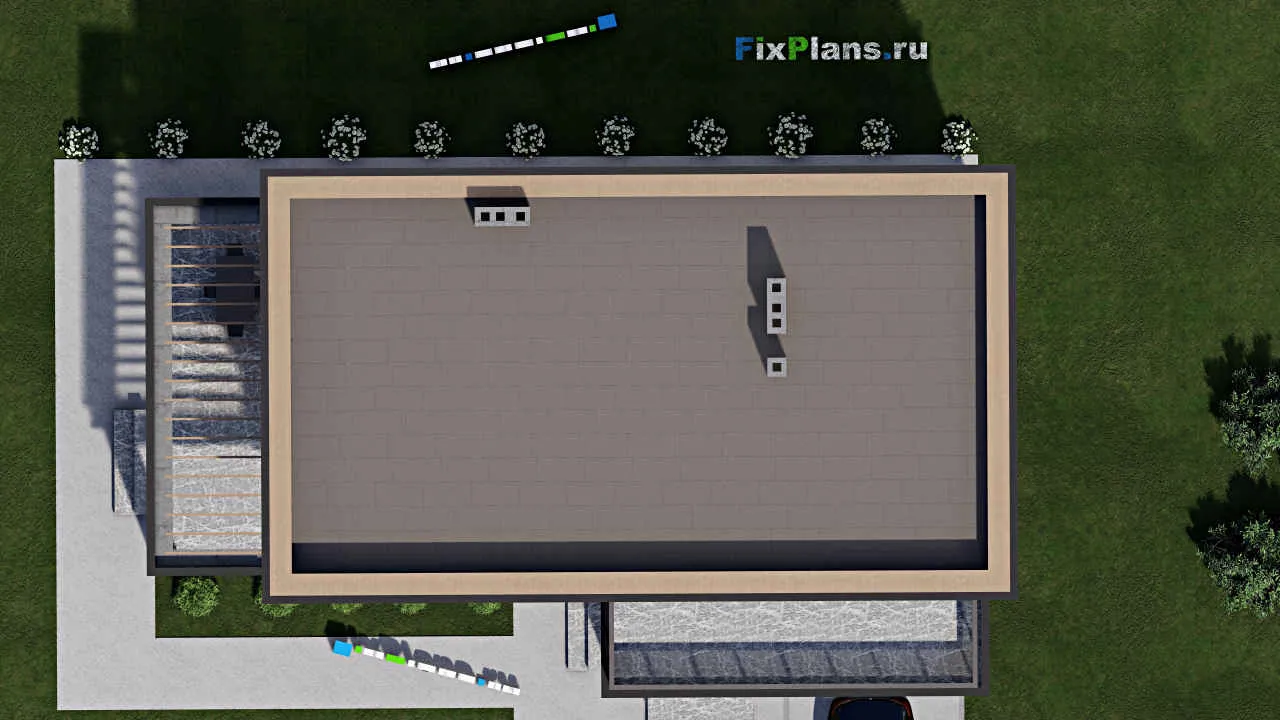 Проект двухэтажного дома F-1313